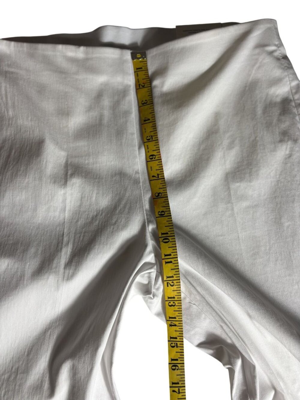 Chicos White Tropical Floral Capri Pants Stretch Chicos Size 2 = Large or 12 - Picture 3 of 10